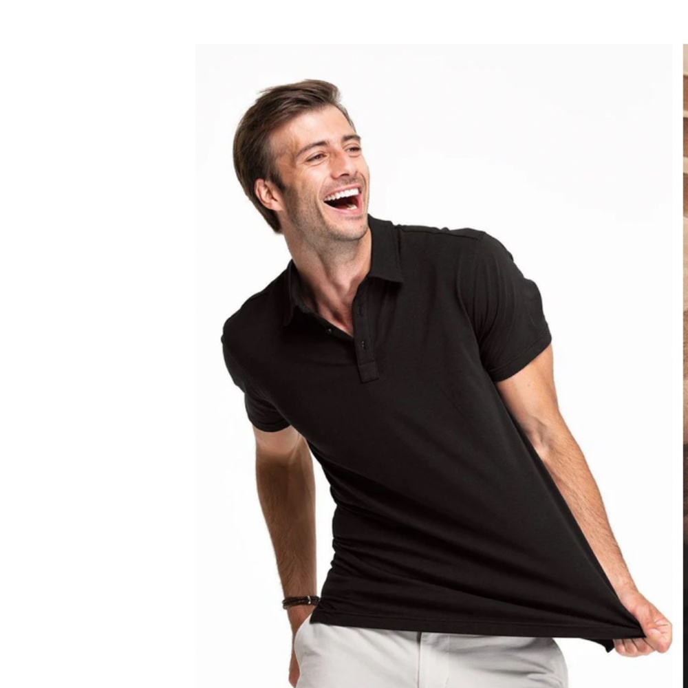 Swet Taylor ALL-IN Polo – Black – Men’s Small